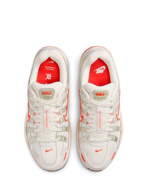 Nike White P-6000 Sneaker