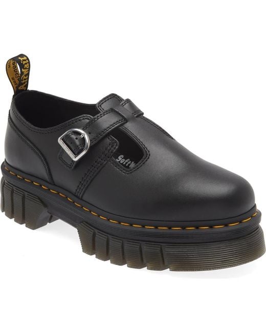 Dr. Martens Black Audrick T-Bar Platform Mary Jane