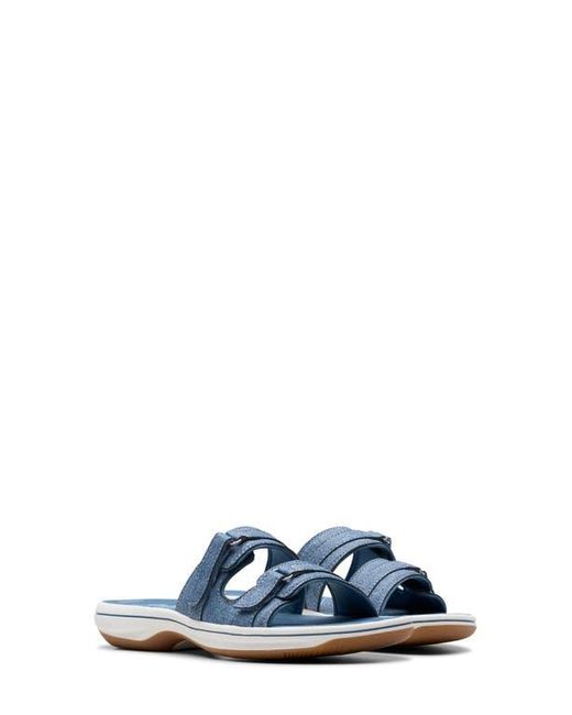 Clarks Blue Breeze Piper Slide Sandal