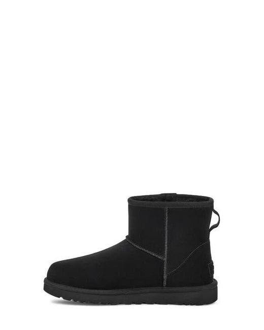 Ugg Black Classic Mini Bailey Zip Boot