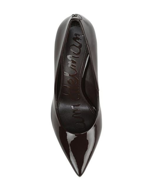 Sam Edelman Black Hazel Pointed Toe Pump