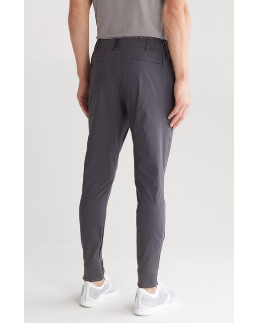 DKNY Gray Fred Tech Pants for men