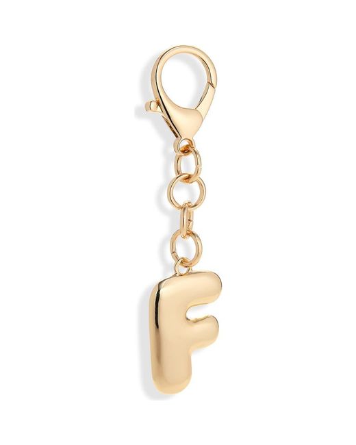 Leith Metallic Bubble Initial Bag Charm