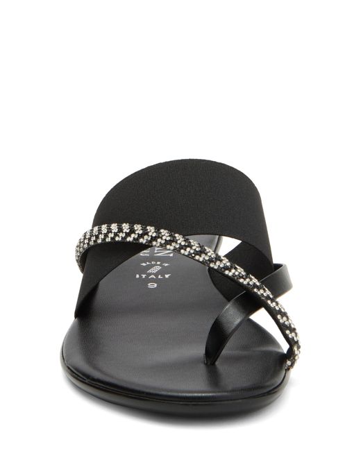 Italian Shoemakers Black Yude Slide Sandal