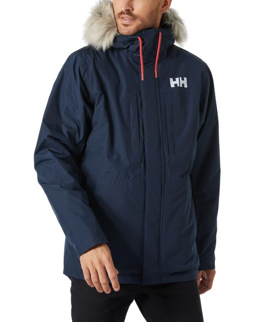 Helly Hansen Coastal 3.0 Waterproof Primaloft® Parka in Blue for Men | Lyst