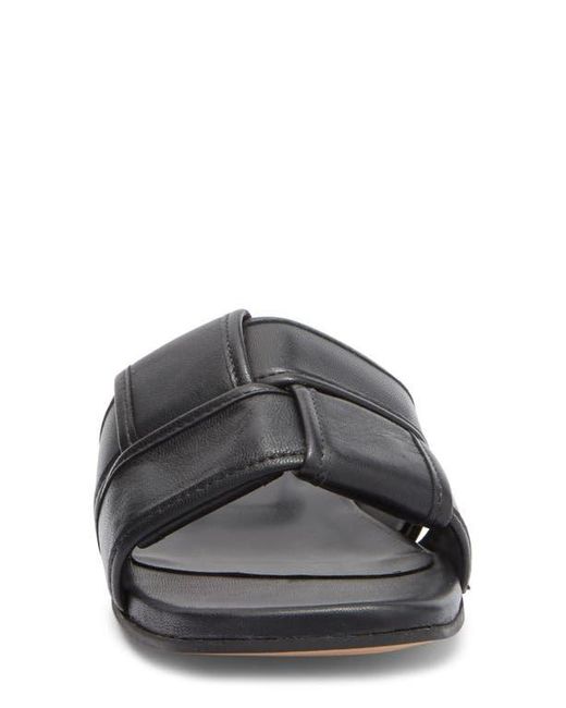 Bruno Magli Gray Nala Woven Slide Sandal