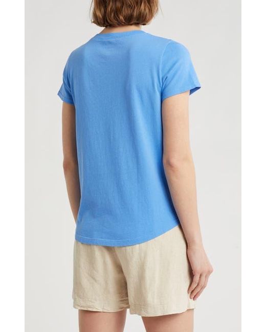 Madewell Blue Vintage Crewneck Cotton T-Shirt