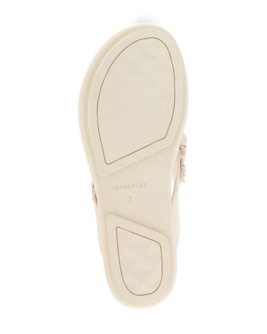 Aerosoles Flat Sandals Aerosoles Farrah Flower Sandal In Gray