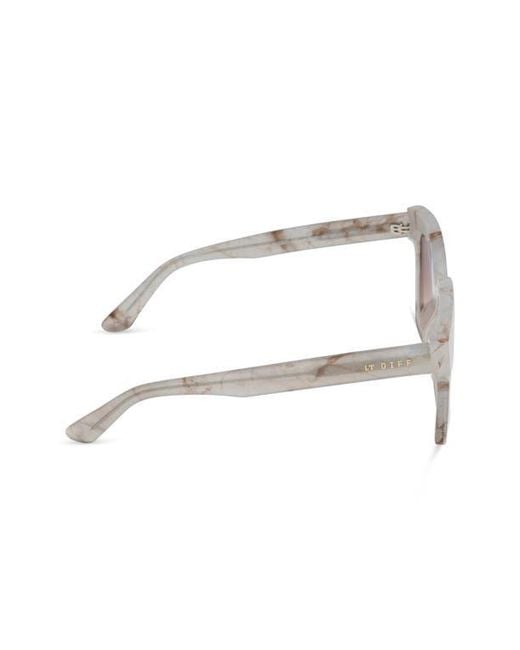 DIFF Pink 56Mm Makay Square Sunglasses