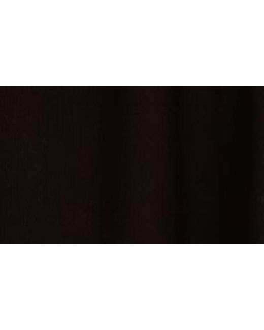 Go Couture Black Wrap Midi Skirt