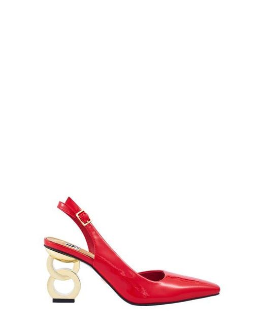 Ninety Union Red Rain Slingback Pump