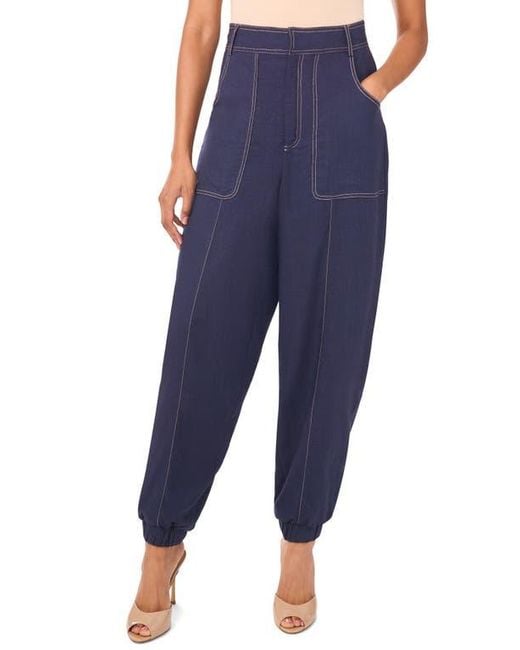 Halogen® Blue Denim Barrel Joggers