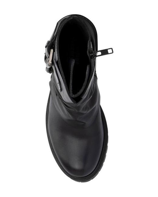 Vintage Foundry Black Margot Double Buckle Leather Boot