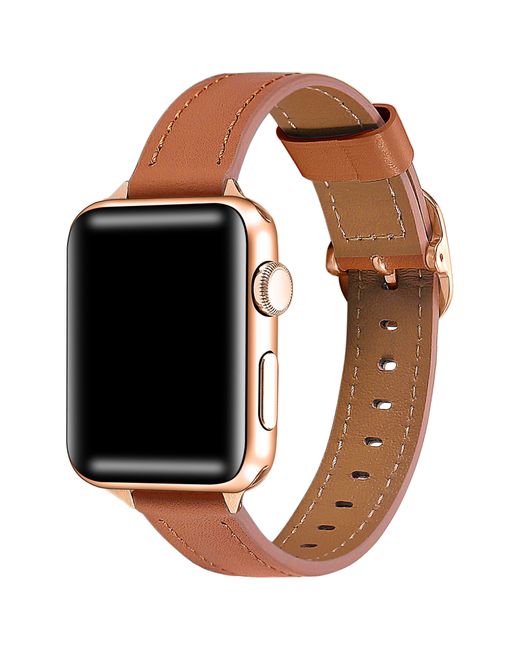 The Posh Tech White Carmen Leather Apple Watch Watchband