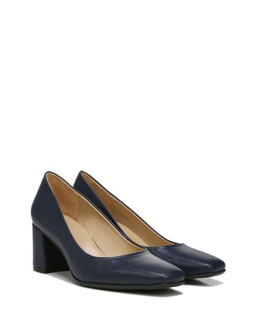 Naturalizer Blue Warner Square Toe Pump