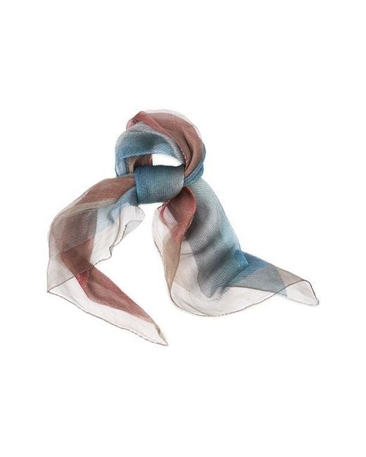 Saachi Blue Ombré Glitter Scarf