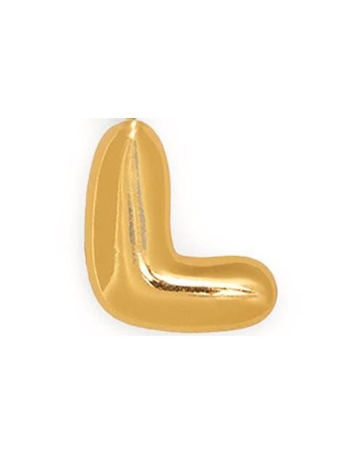 Saachi Metallic Bubble Charm Initial Bracelet