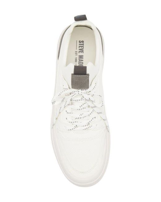 Steve Madden White Okser Sneaker for men