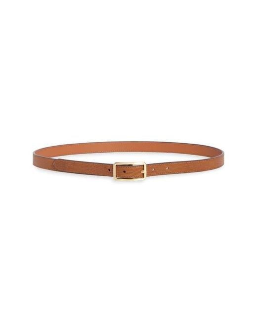 Ted Baker Brown Lizard Embossed Leather Belt