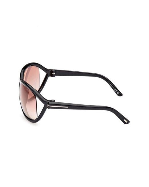 Tom Ford Pink 68Mm Gradient Square Sunglasses