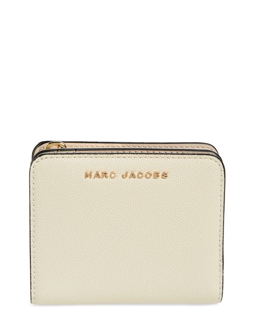 Marc Jacobs Natural Mini Grind Bifold Wallet