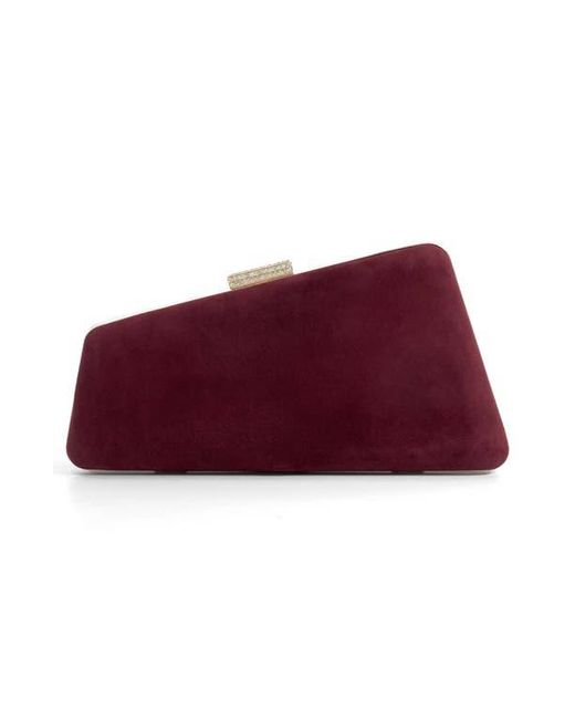 Dune Red Balancing Frame Clutch