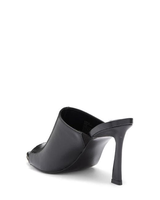 【Steve Madden】Dayla ミュール（ピープトゥ★美脚ヒール） Steve Madden Dayla Peep Toe Mule in Black | Lyst