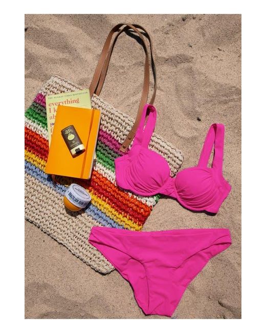 Becca Pink Color Code Underwire Bikini Top