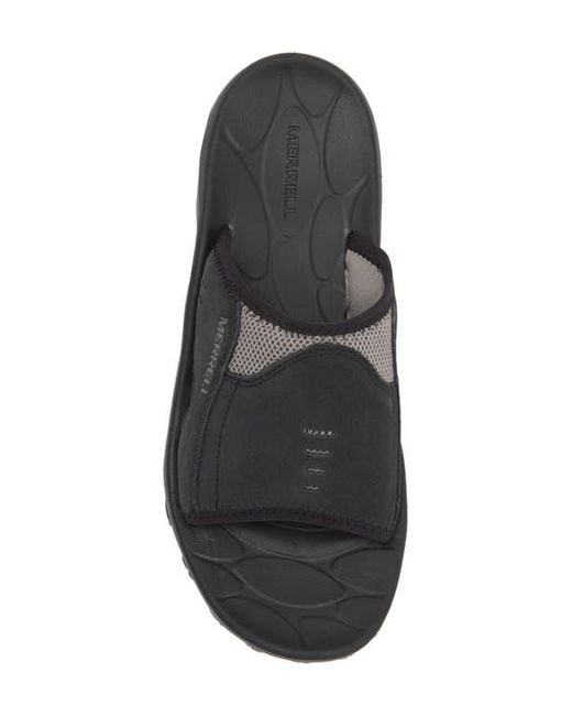 Merrell Black Huntington Waterproof Slide Sandal for men