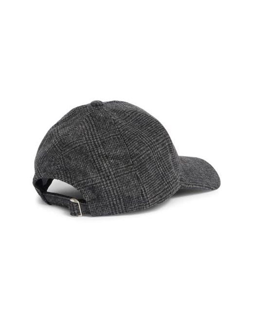 Steve Madden Black Pup Embroidered Patch Baseball Cap