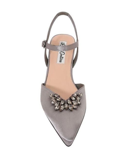 Lady Couture Gray Classy Pointed Toe Pump