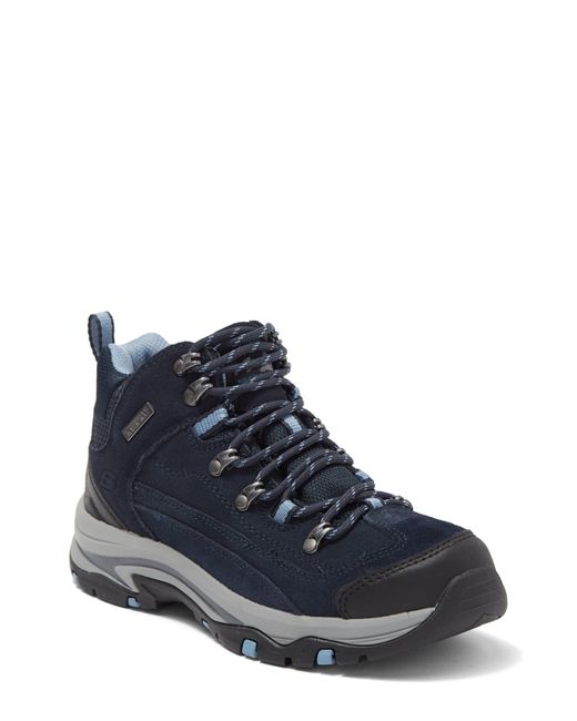 Skechers Trego Alpine Trail Waterproof Hiking Boot In Navy At Nordstrom Rack in Blue Lyst