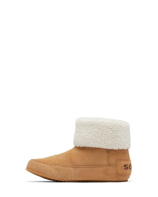 Sorel White Go Stumptown Faux Fur Lined Bootie