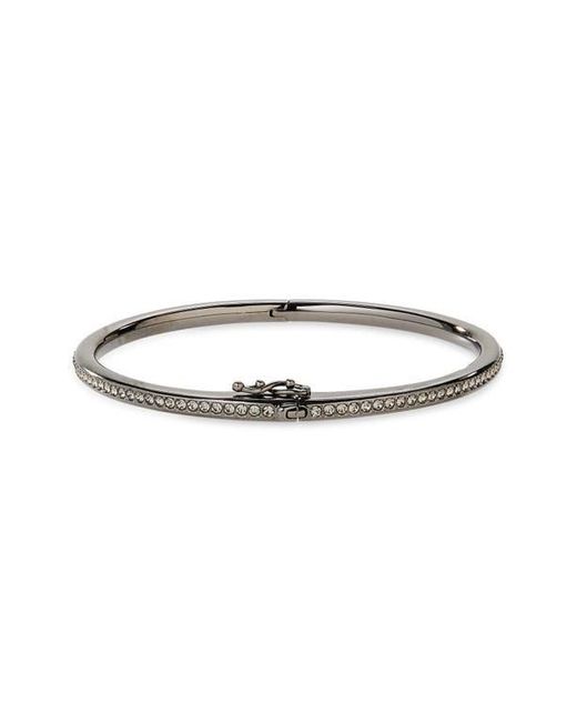 Nadri Multicolor Channel Set Cz Hinged Bangle Bracelet