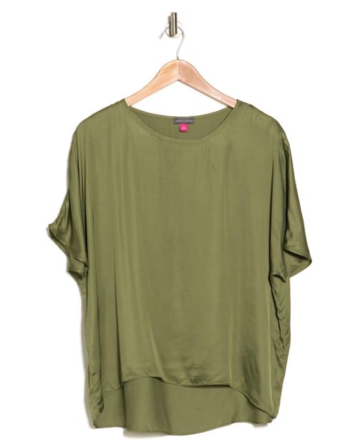 Vince Camuto Green High-low Baggy T-shirt