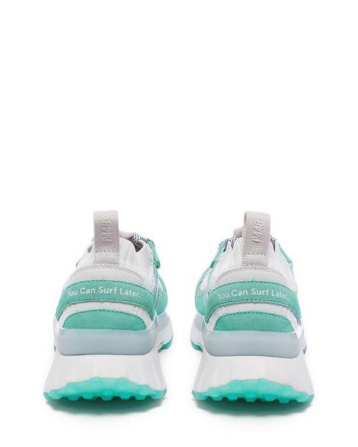 P448 Green Lightning Platform Sneaker for men