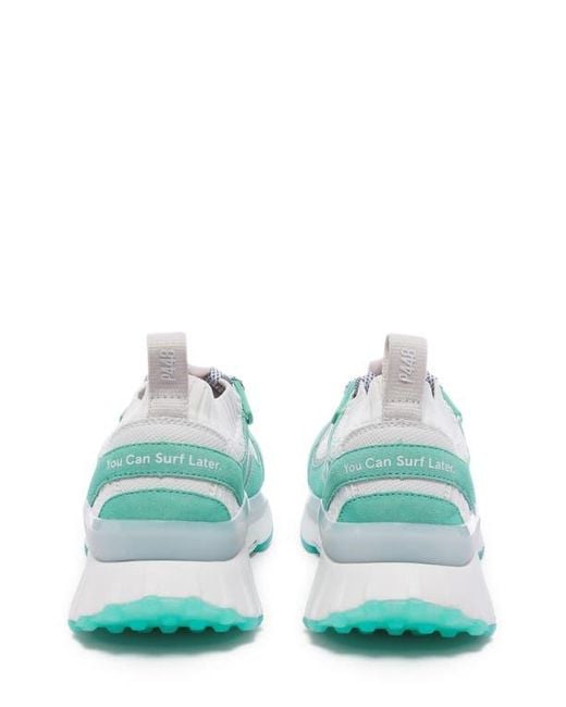 P448 Green Lightning Platform Sneaker for men