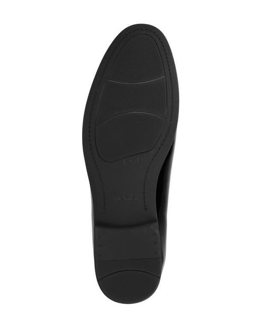 Vance Co. Black Giovanni Plain Toe Loafer for men