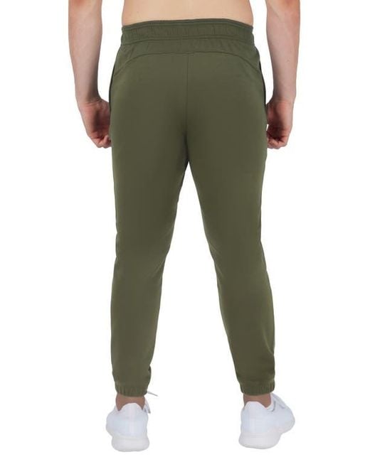 90 Degrees Green Sunday Scuba Lounge Joggers for men