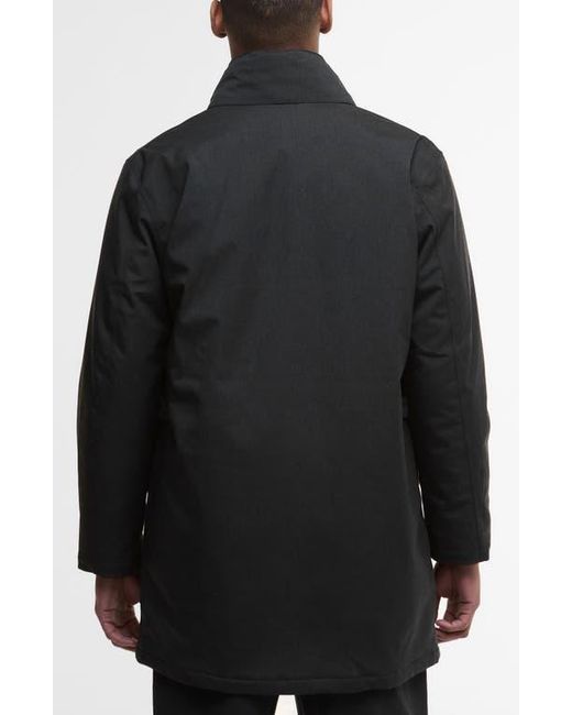 Barbour Black Winter Powell Waterproof Jacket for men