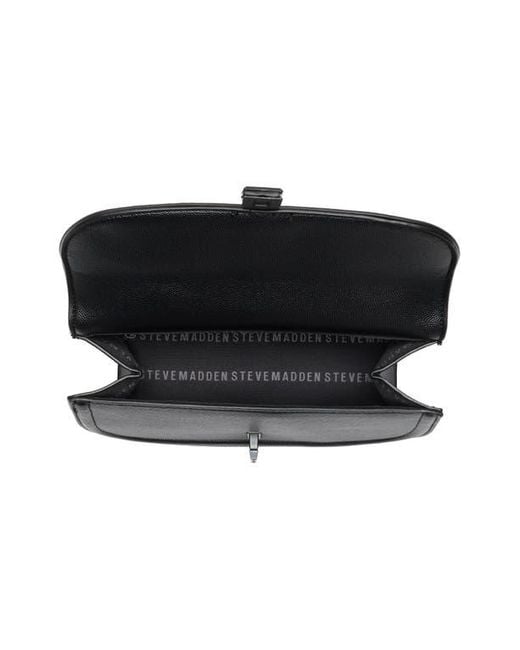 Steve Madden Black Prince Crossbody Bag With Bag Charms