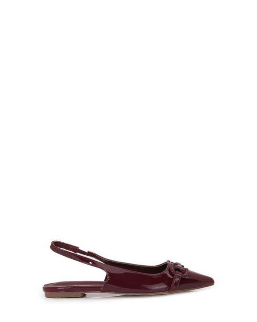 BERNESS Red Bit Slingback Flat