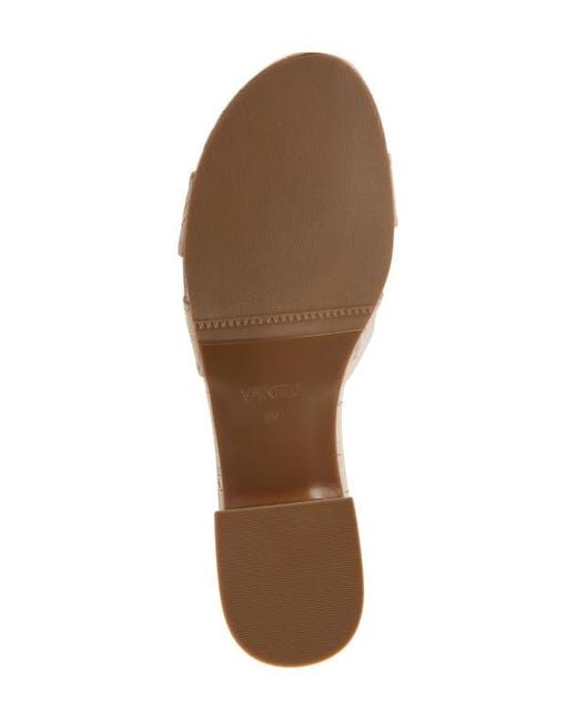 Vaneli White Eddery Slide Sandal