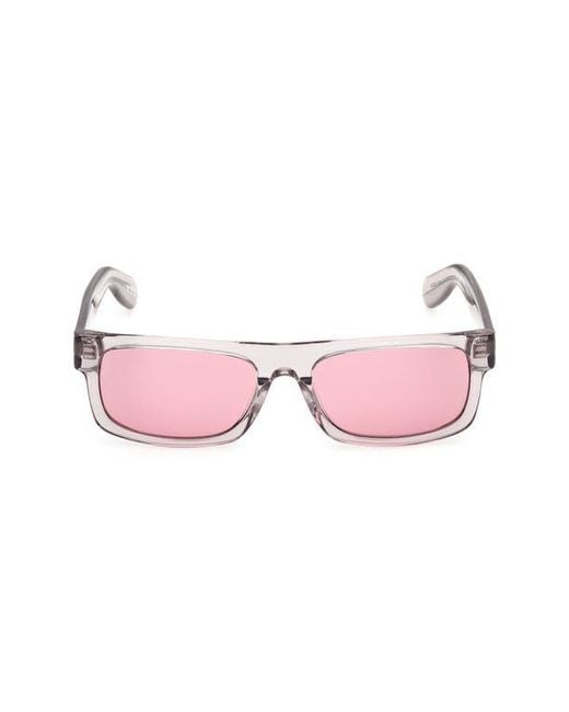 Adidas Pink Rectangular Sunglasses for men