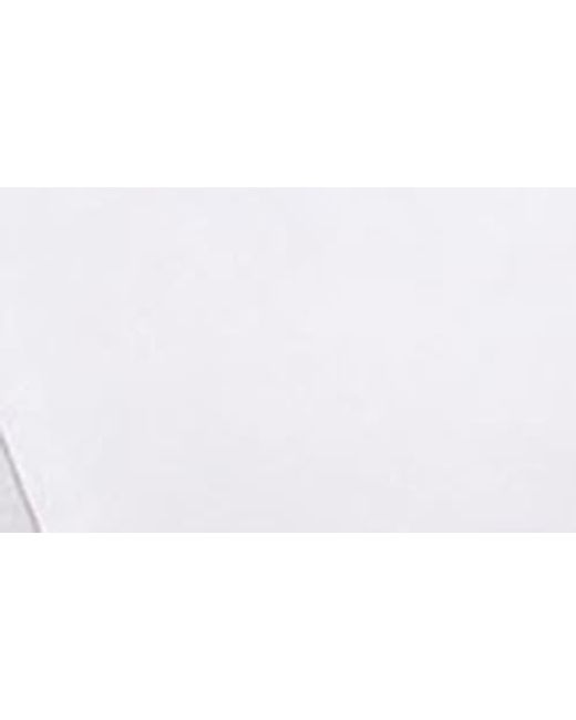 GOOD AMERICAN White Dolly Cotton Poplin Bustier