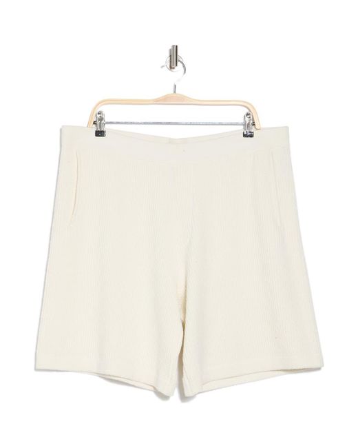 Rag & Bone White Axel Drawstring Shorts for men