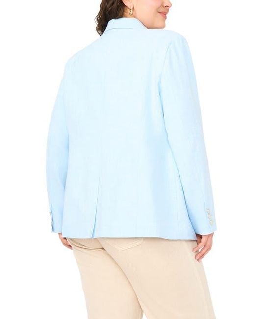 Vince Camuto Blue Double Breasted Jacket