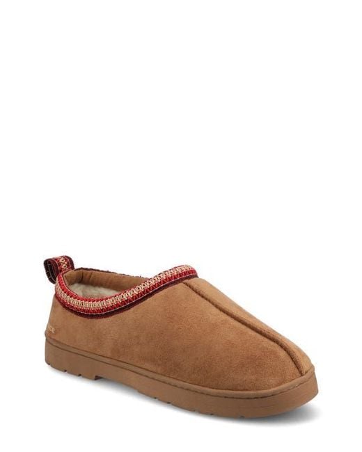 Vance Co. Brown Lance Leather Slipper for men
