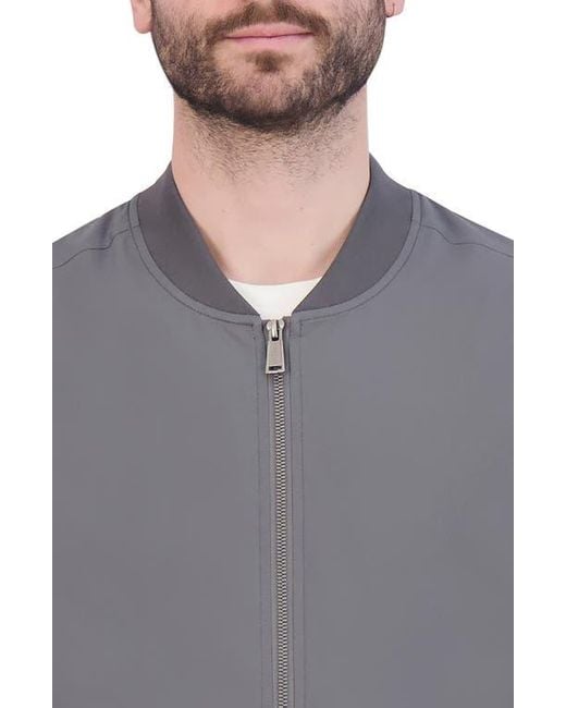 Cole Haan Gray Bomber Jacket for men