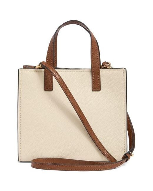 Marc Jacobs Black Mini Grind Leather Tote